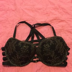 Floral Lace Scrappy VS Push Up Bra & Panty Set